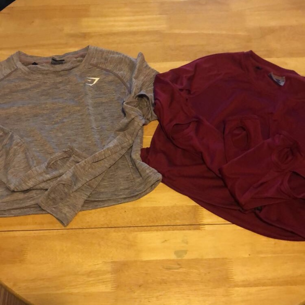 Gymshark Drawstring Long Sleeve Bundle - image 1